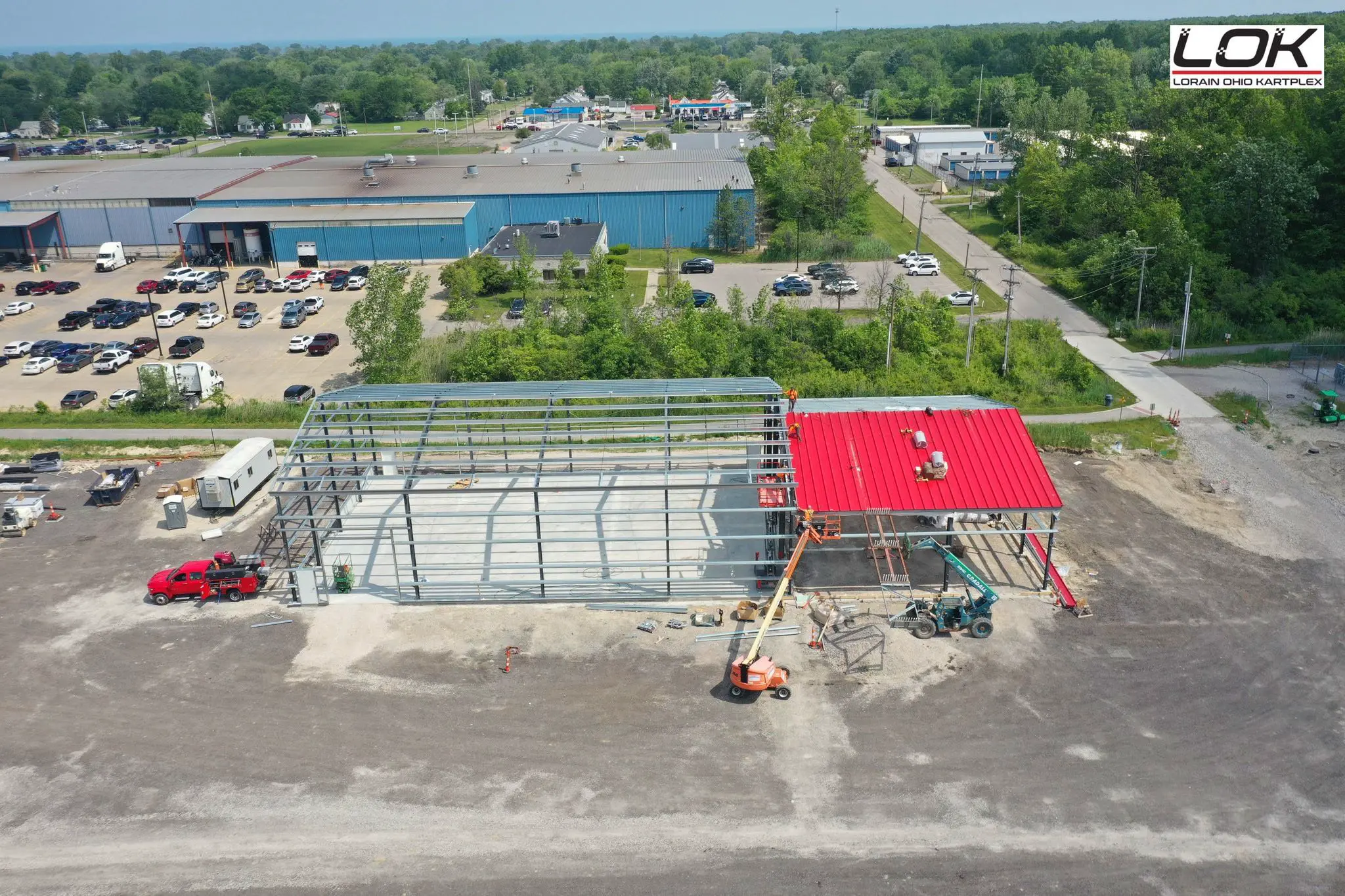 Week #49 – Concrete Done & Indoor Track in the Works!